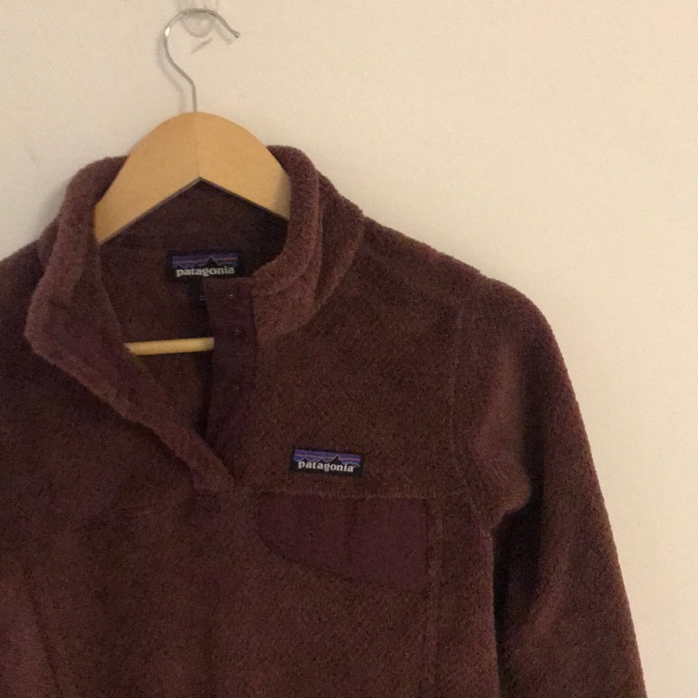 Patagonia Re-Tool Snap-T Fleece Pullover Purple XS